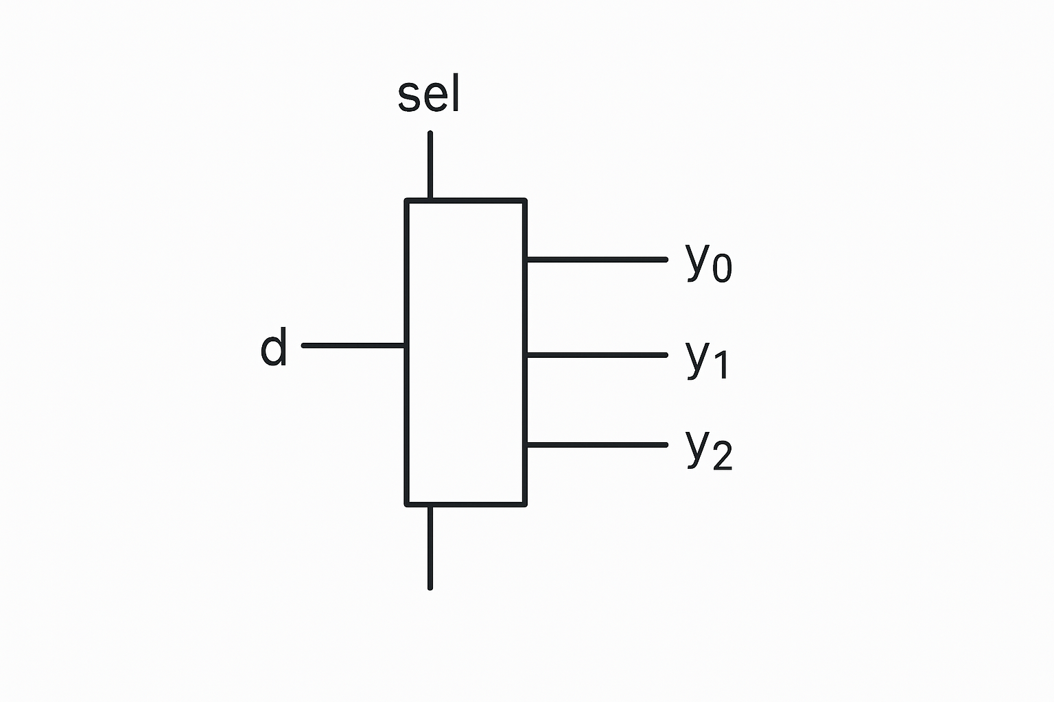 2‑input mux diagram